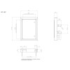 Hepworth replacement electric door and frame - Meterbox
