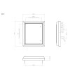 Medium extra deep replacement electric door and frame - Meterbox