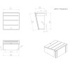 Floor mounted replacement hepworth frame and lid - Meterbox