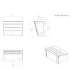 Floor mounted replacement mitras frame and lid - Meterbox
