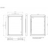 Over cover large replacement frame and door - Meterbox