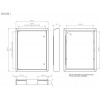 Over cover large extra deep replacement frame and door - Meterbox